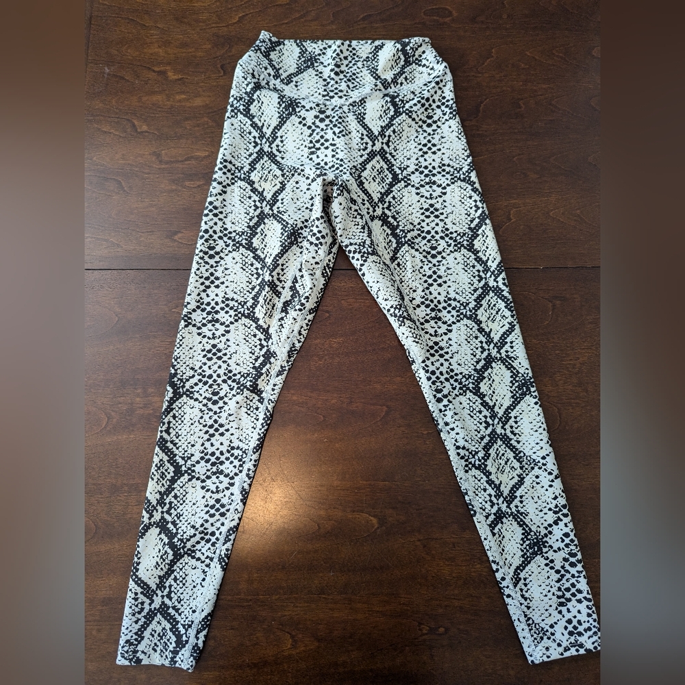 Vitality Snake Print Kingdom Collection Leggings Small EUC